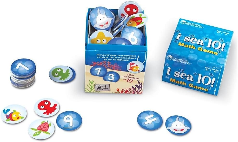 Learning Resources I Sea 10 Math Game