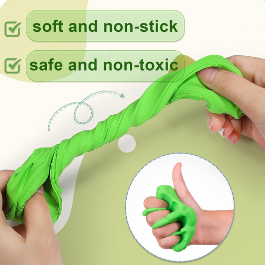 Ixiaoyoo Air Dry Clay, 30 Colors Foam Modeling Clay for School Projects