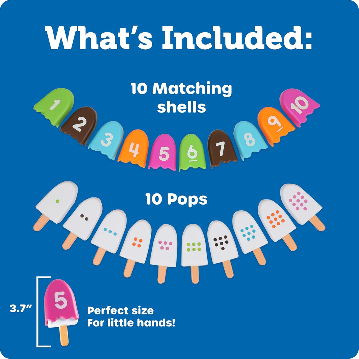 Learning Resources Smart Snacks Number Pops, The Original Number Popsicles