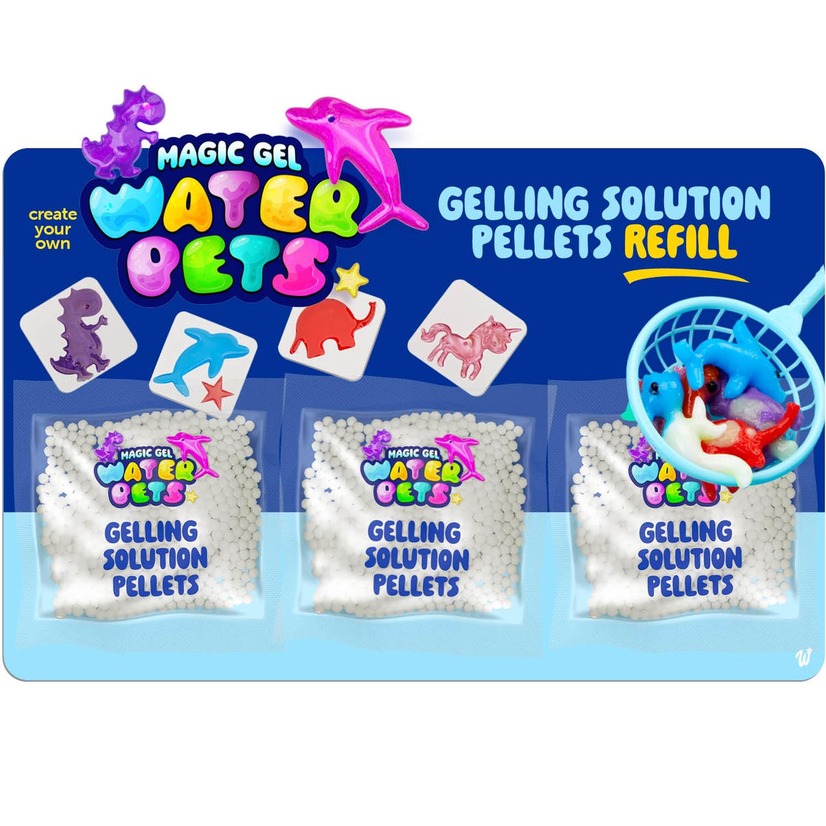 Magic Gel Water Pets Kit for Kids - Gifts for Kids - Squishy Maker Set