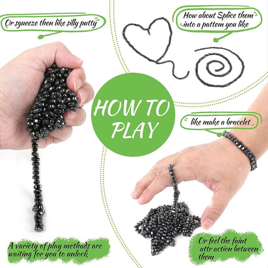 Matassari 550pcs Fidget Toy, Sensory Toys for Adults & Teens(Black)