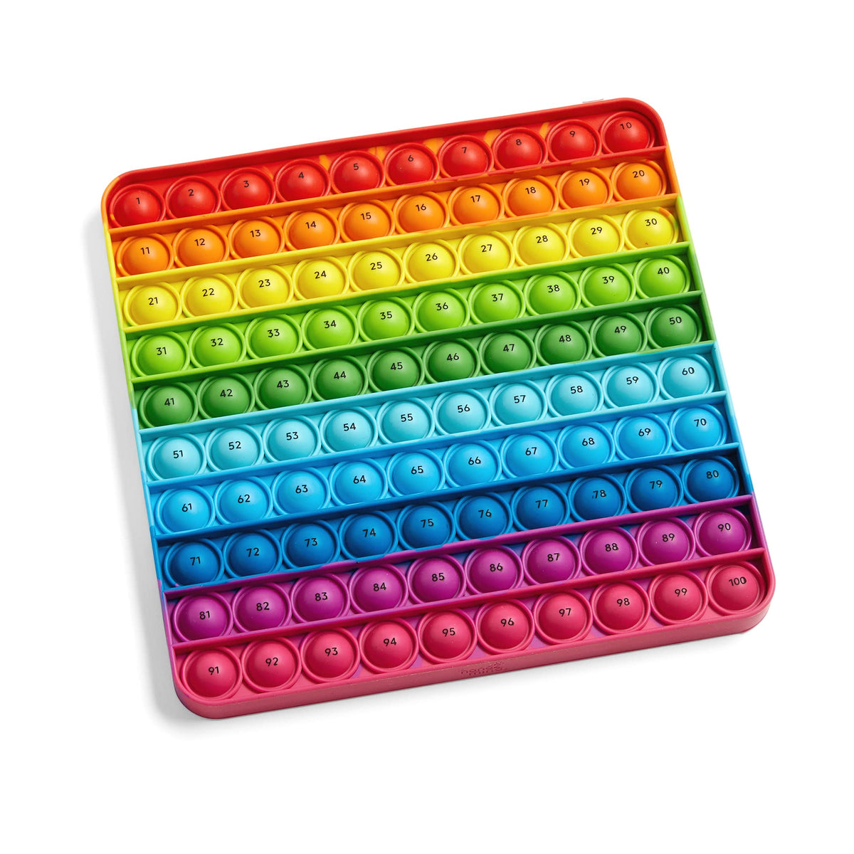 hand2mind Hundred Board Sensory Bubble Popper, Ages 3+