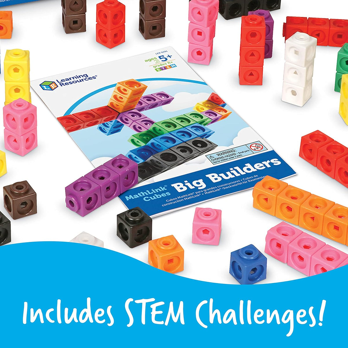 Learning Resources Mathlink Cubes Big Builders