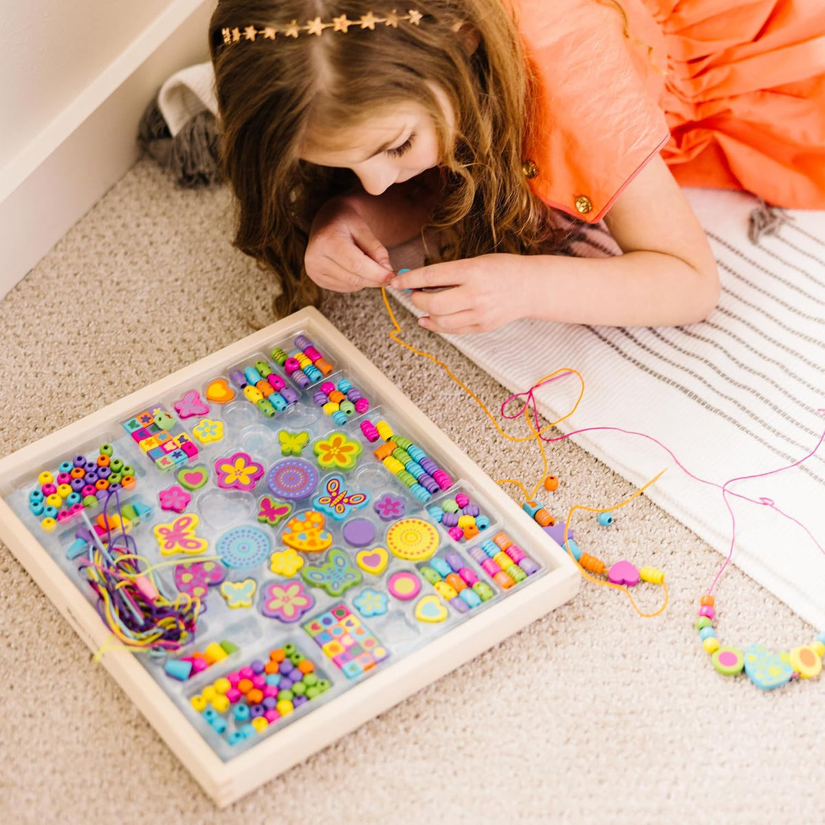Melissa & Doug Created by Me! Bead Bouquet Deluxe Jewelry Kit