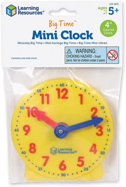 Learning Resources Big Time Mini Clock