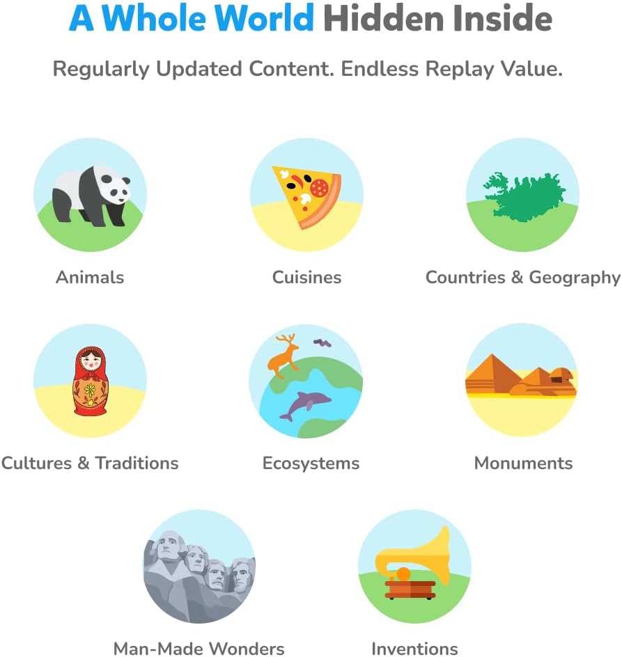 PlayShifu Orboot Earth – Interactive AR World Globe for Kids: 1000+ Facts on Animals, Places & Monuments | Tech-Powered STEM Learning Toy & Gift, Ages 4–10