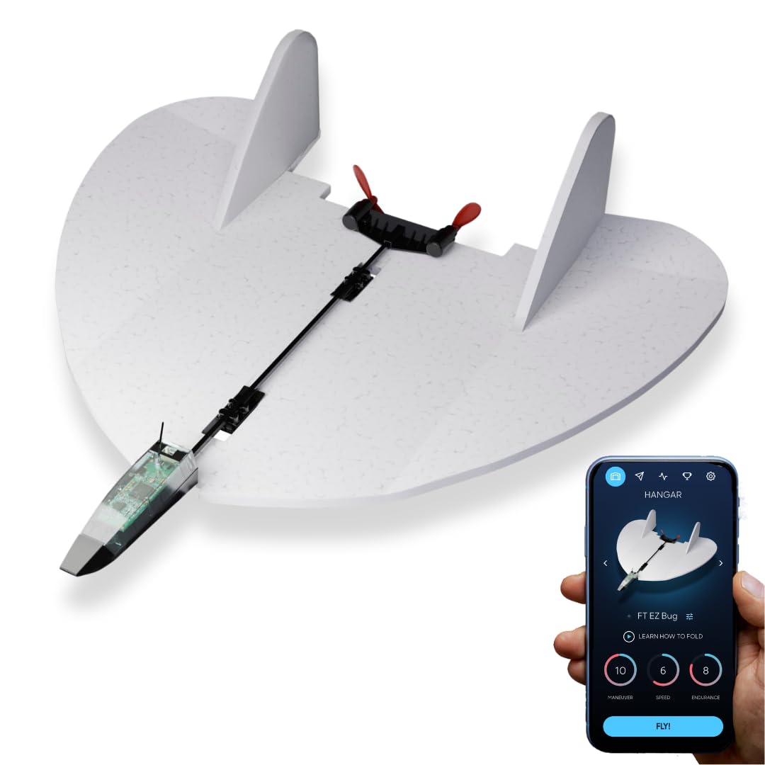 POWERUP 4.0 Paper Airplane Kit - Smartphone App Controlled RC Plane Motor