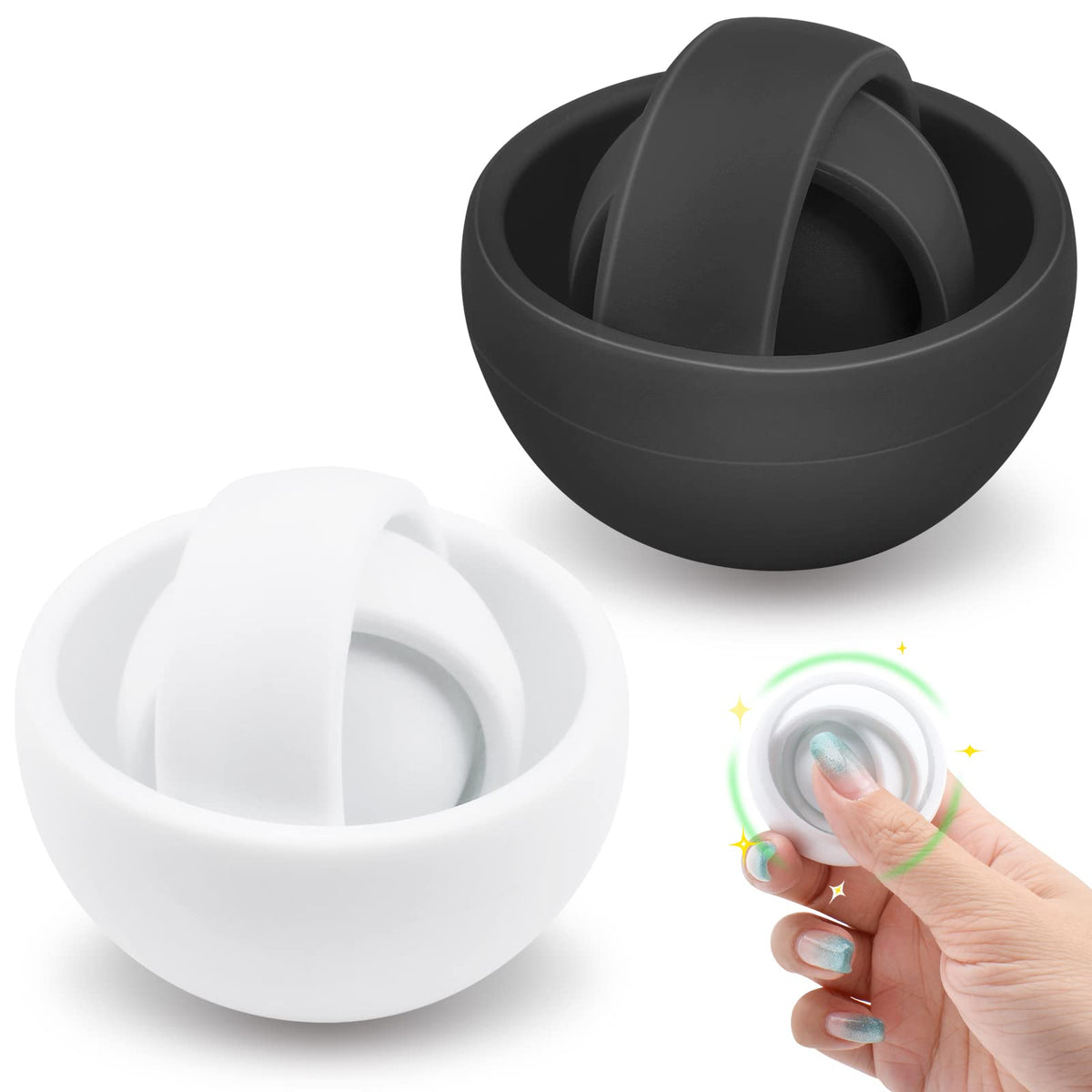 Fidget Toys for Adults, Autism Sensory Toys for Kids 8-12, Black 1PC