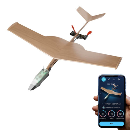 POWERUP 4.0 Paper Airplane Kit - Smartphone App Controlled RC Plane Motor