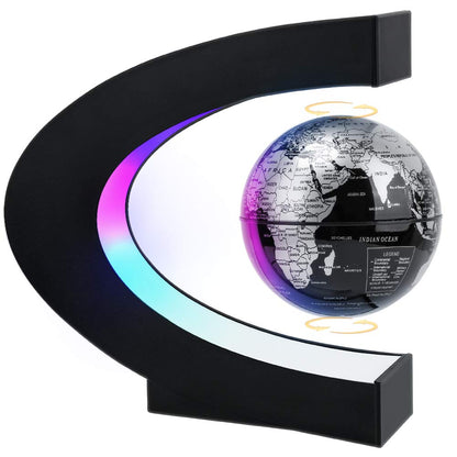 Magnetic Levitating Globe with LED Light | Cool Tech Gift for Men Father