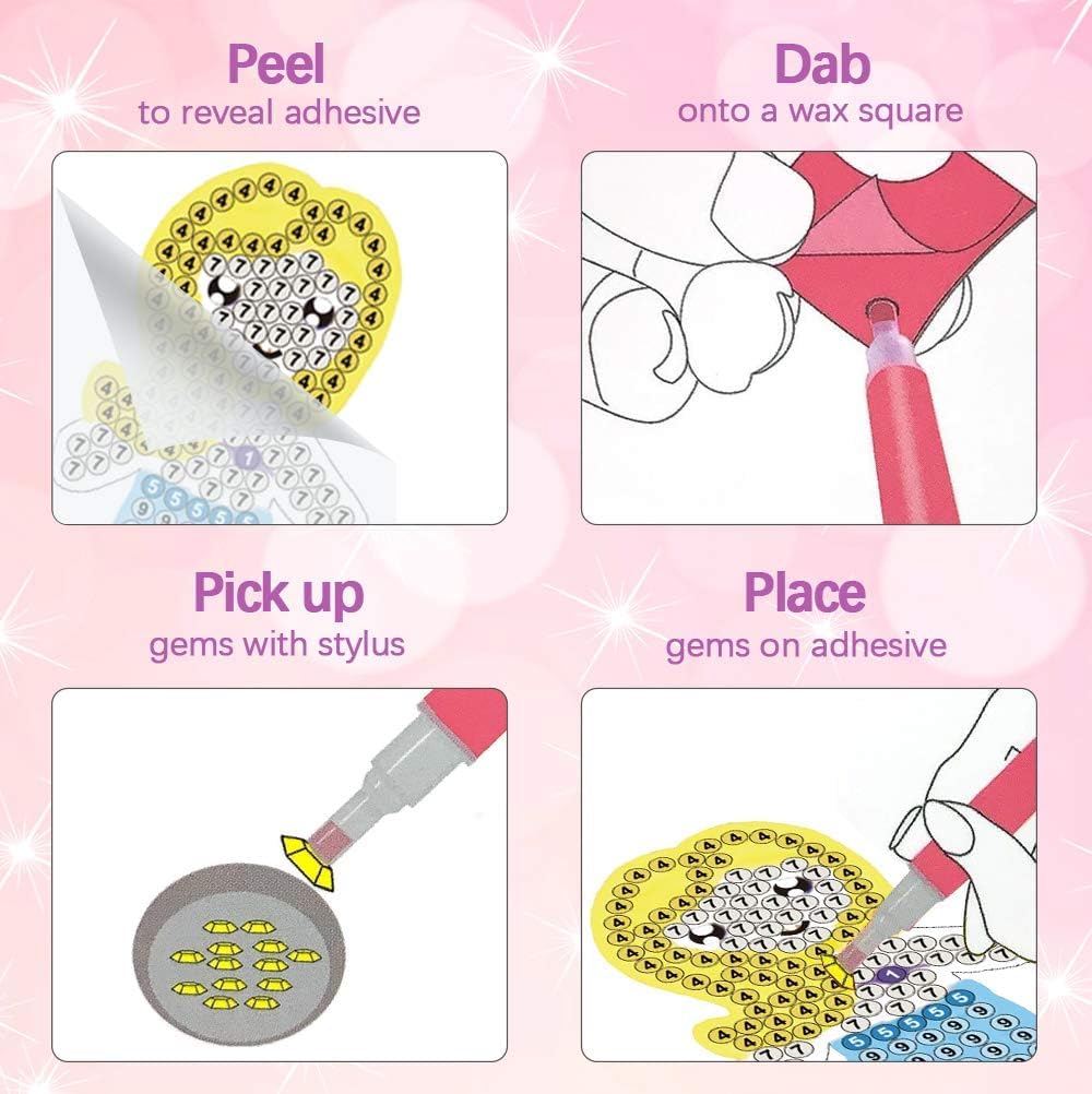 Arts and Crafts for Kids Ages 8-12 - Make Your Own GEM Keychains for Girls