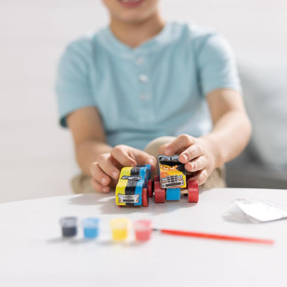 Melissa & Doug Created by Me 2-Pack Wooden Vehicle Craft Kit