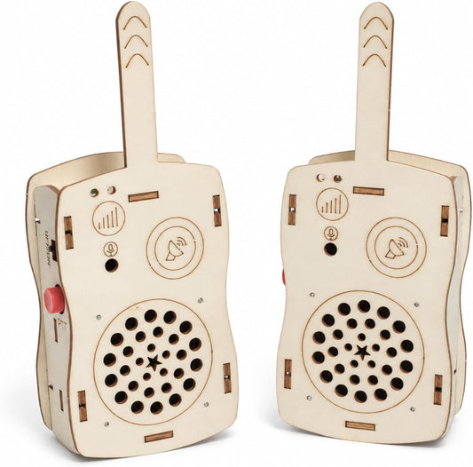 STEM Projects Science Toys for Ages 6-8-13 Walkie Talkies Kids Birthday Gifts for 7 9 10 11 12 14+ Years Old Boys Girls Teens Engineering DIY Electronic Kits Cool Gadgets Stuff Robotics 3D Puzzles