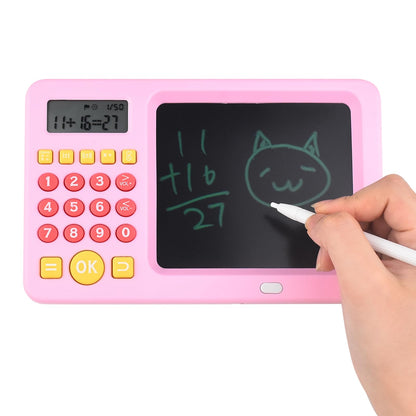 Math Games for Kids Ages 5 6 7 8, LCD Writing Tablet for Kids Educational Math Learning Games, Birthday Gifts for Boys Girls (Blue)