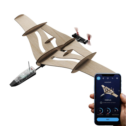 POWERUP 4.0 Paper Airplane Kit - Smartphone App Controlled RC Plane Motor