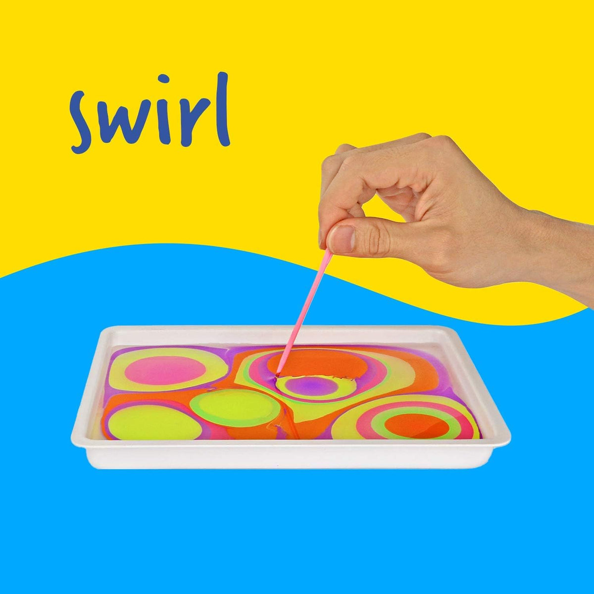 Marbling Paint Art Kit for Kids - Arts & Crafts Gifts for Girls & Boys
