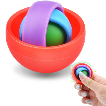 Fidget Toys for Adults, Autism Sensory Toys for Kids 8-12, Black 1PC