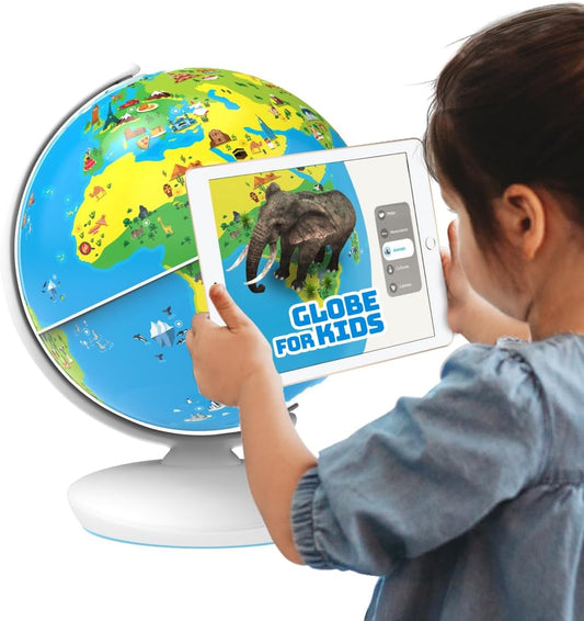 PlayShifu Orboot Earth – Interactive AR World Globe for Kids: 1000+ Facts on Animals, Places & Monuments | Tech-Powered STEM Learning Toy & Gift, Ages 4–10