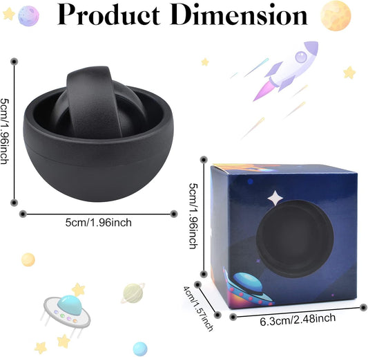 Fidget Toys for Adults, Autism Sensory Toys for Kids 8-12, Black 1PC