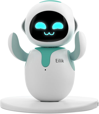 ENERGIZE LAB Eilik –Your Desktop Companion Full of Personality with Expressive Animations & Reactions, Touch-Responsive Play, Mini Games, Robot for Adults & Kids