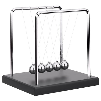 QLKUNLA Newtons Cradle Balance Balls Science Physics Gadget Desktop Decoration Kinetic Motion Toy for Home and Office(7 Beads) (7 Beads)
