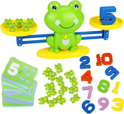 Montessori Toys for 3 Year Old: Frog Math Games Educational and Leaning Toy