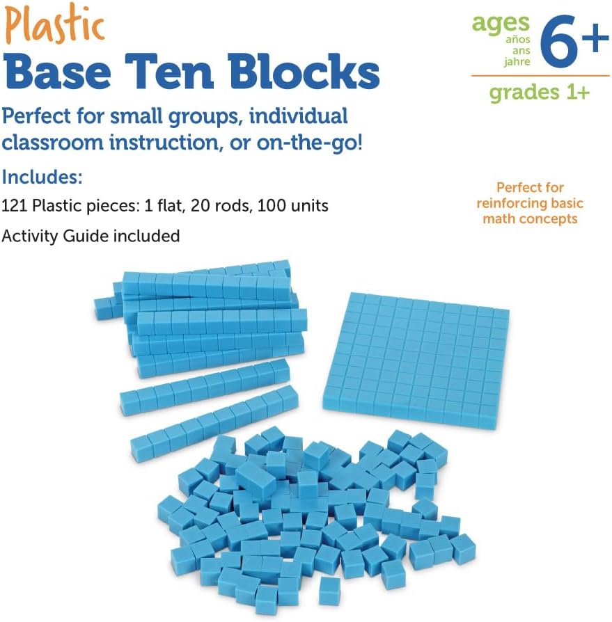 Learning Resources Base Ten Blocks Smart Pack