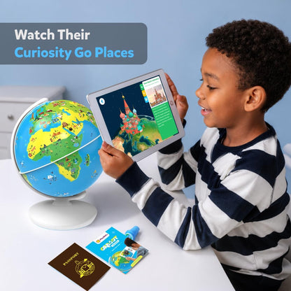 PlayShifu Orboot Earth – Interactive AR World Globe for Kids: 1000+ Facts on Animals, Places & Monuments | Tech-Powered STEM Learning Toy & Gift, Ages 4–10