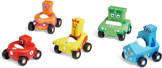 hand2mind Numberblocks Mini Vehicles, Toy Vehicle Playsets