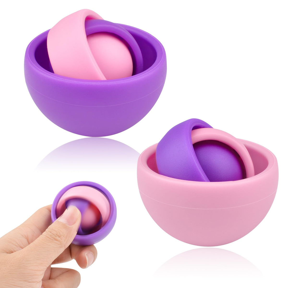 Fidget Toys for Adults, Autism Sensory Toys for Kids 8-12, Black 1PC