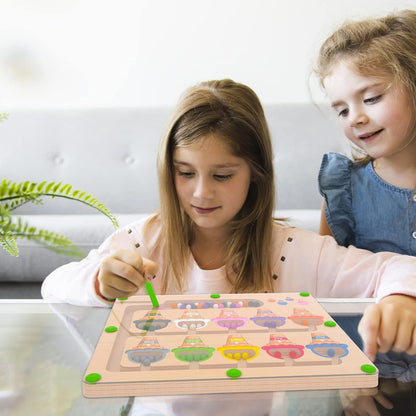 MTYOKILN Magnetic Color & Number Maze - Montessori Toys for 3 4 5 Year Old