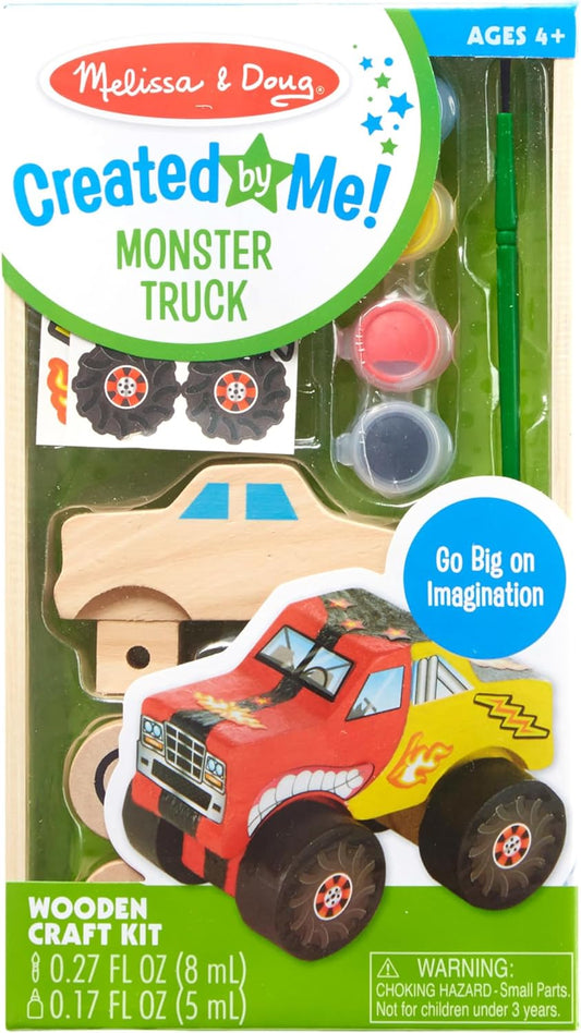 Melissa & Doug Created by Me! Monster Truck Wooden Craft Kit