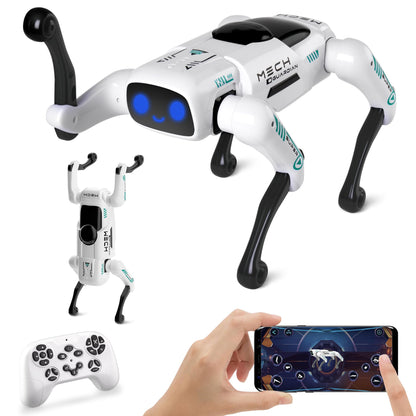 Smart Robot Dog - Interactive STEM Pet with Voice Control, 30+ Actions & APP Programming, Durable Design for Kids Age 6+ (Compatible with iOS/Android)