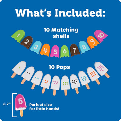 Learning Resources Smart Snacks Number Pops, The Original Number Popsicles