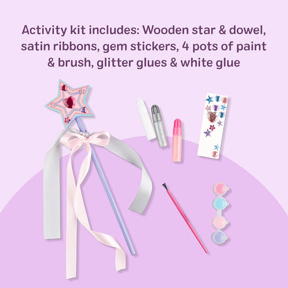 Melissa & Doug Created by Me Princess Wand Wooden Craft Kit