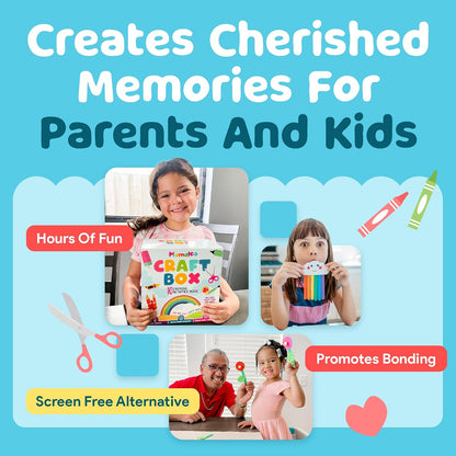 Mumaloo Arts and Crafts Kit for Kids – 10 Projects Ages 4–8