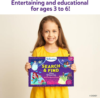 Skillmatics Search and Find Preschool Toy – Disney Princess, Gift for Kids