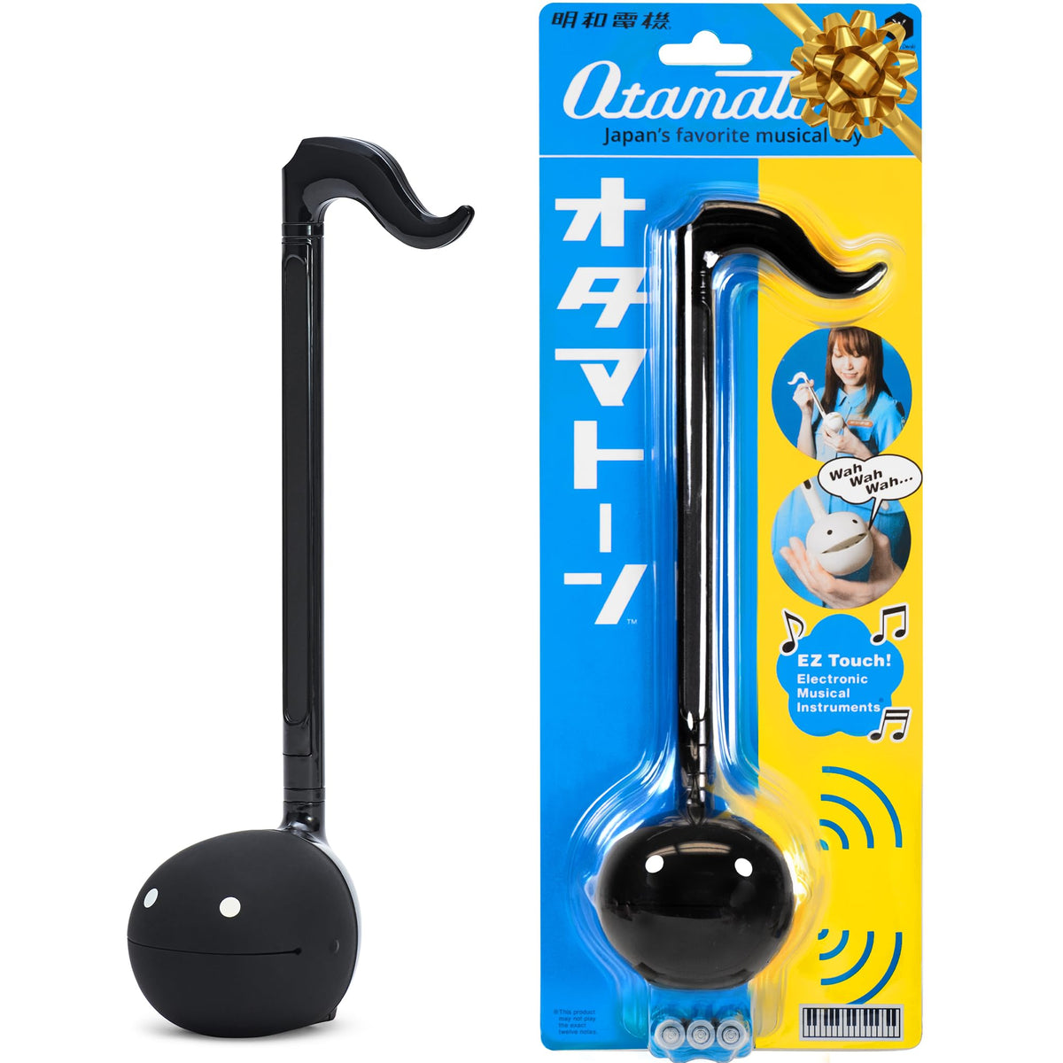 Otamatone Japanese Electronic Synthesizer Musical Instrument Toy - Black