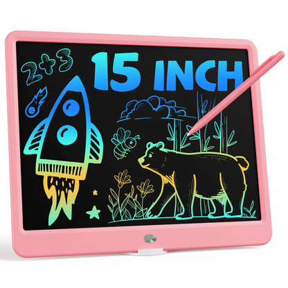 Bravokids Toys for 3-6 Years Old Girls Boys, LCD Writing Tablet 10 Inch Doodle Board, Electronic Drawing Pads, Educational Birthday Gift for 3 4 5 6 7 8 Years Old Kids Toddler (Blue)