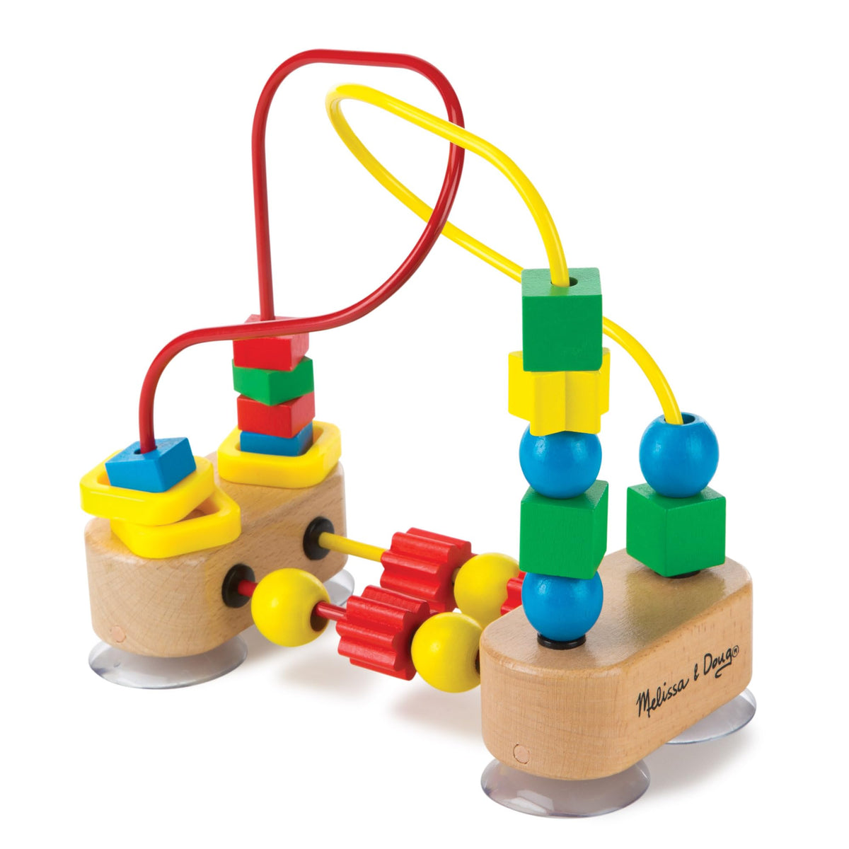 Melissa & Doug Abacus Classic Wooden Toy with 100 Colorful Beads