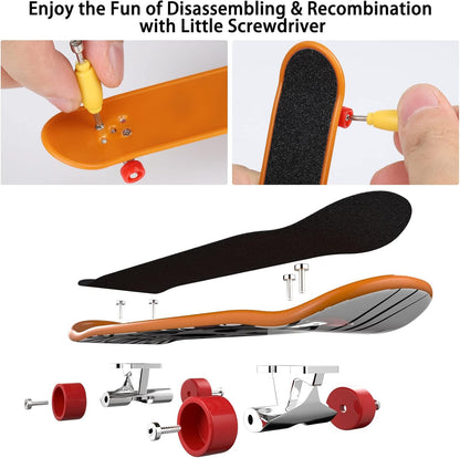HOMETALL Finger Skateboards for Kids Set of 12
