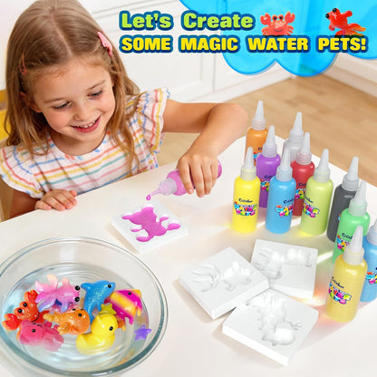 Magic Water Elf Craft Kits - DIY Squishy Maker Toys for Kids Ages 4-8