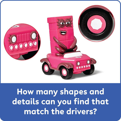 hand2mind Numberblocks Six to Ten Mini Vehicles