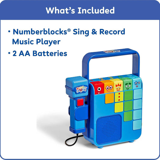 hand2mind Numberblocks Sing and Record Music Player, Ages 3+