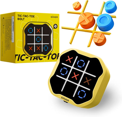 GiiKER Tic Tac Toe Bolt, 4-in-1 Electronic Game for Kids Ages 6+