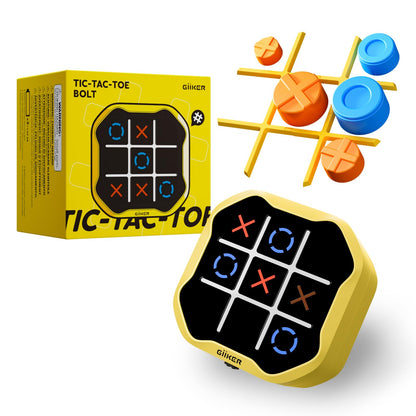 GiiKER Tic Tac Toe Bolt, 4-in-1 Electronic Game for Kids Ages 6+