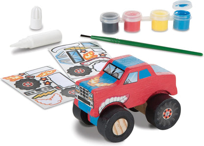 Melissa & Doug Created by Me! Monster Truck Wooden Craft Kit