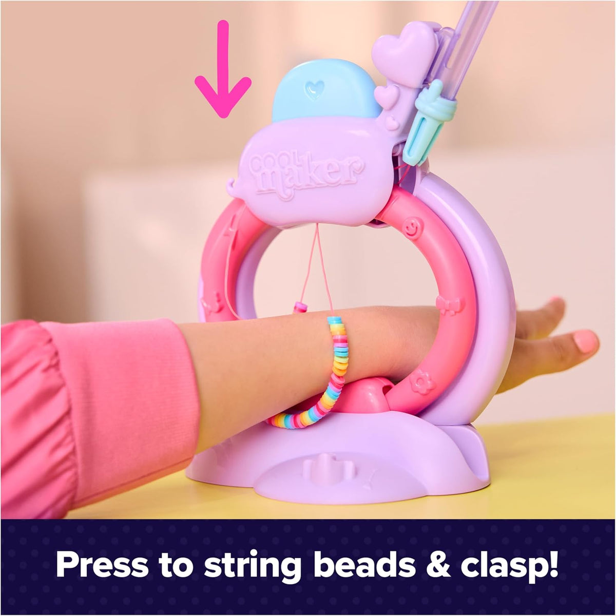 Cool Maker Stack'd Heishi Studio Bracelet Making Kit, Ages 7+