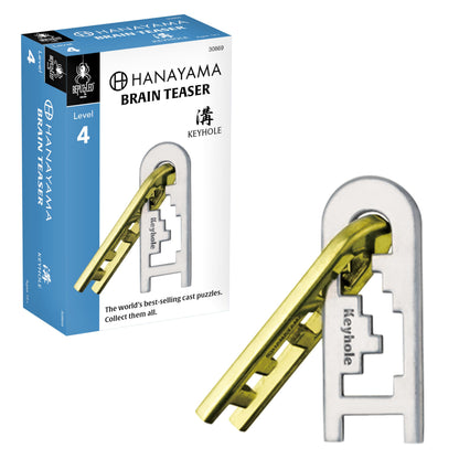 BePuzzled |Cylinder Hanayama Metal Brainteaser Puzzle Mensa Rated Level 4, for Ages 12 and Up