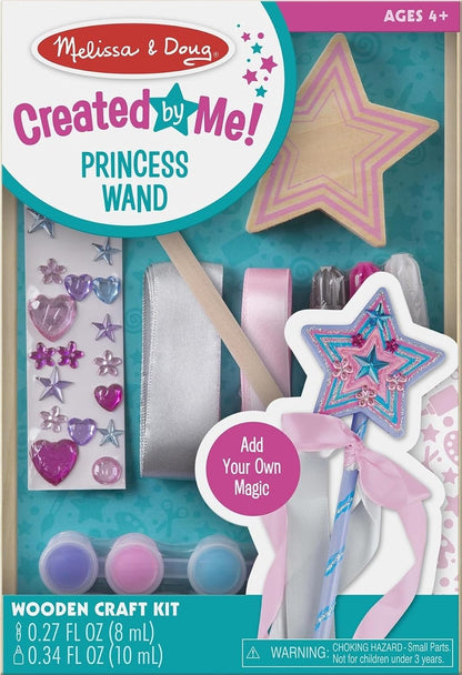 Melissa & Doug Created by Me Princess Wand Wooden Craft Kit